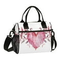 thumbnail image 1 of Ckdifva Heart Tramp Stamps Cooler Bag Cooler Cooling Tote Lunch Bag Lunch Box Front Pocket with Shoulder Strap, 1 of 6