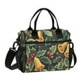 thumbnail image 1 of Ckdifva Holly Berries Christmas Bells Cooler Bag Cooler Cooling Tote Lunch Bag Lunch Box Front Pocket with Shoulder Strap, 1 of 6