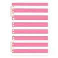 thumbnail image 1 of Ckdifva Pink Grids A5 Ring Binder Notebook Journey Note Diary College Ruled Study 60 Pages, 1 of 8