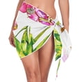 thumbnail image 1 of Ckdifva Pink Pineapples Beach Cover Up for Women Swimsuit Coverups Bikini Wrap Short Skirt, 1 of 8