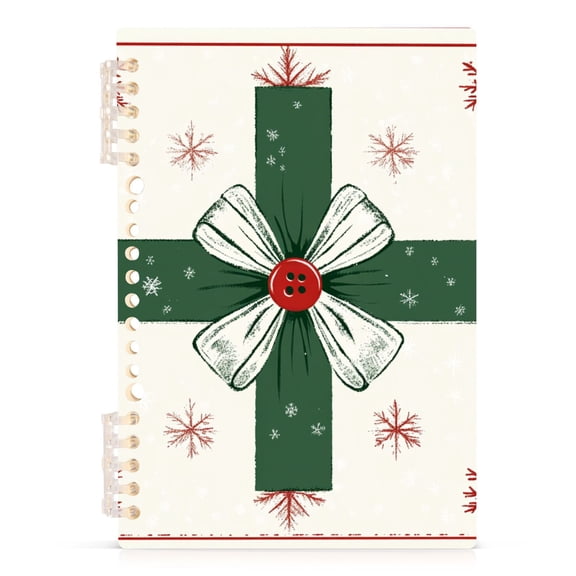 Ckdifva Rural Cross A5 Ring Binder Notebook Journey Note Diary College Ruled Study 60 Pages