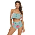 thumbnail image 1 of Ckdifva Smile Apples Womens High Waisted Bikini Set Two Piece Swimsuit Bathing Suits, 1 of 5