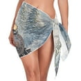 thumbnail image 1 of Ckdifva Snow Trees Train Beach Cover Up for Women Swimsuit Coverups Bikini Wrap Short Skirt, 1 of 8