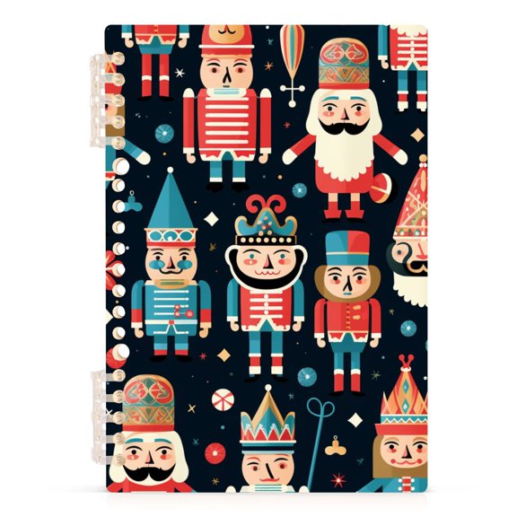 Villain Cartoon Ring Binder Notebook Journey Note Diary College Ruled Spiral Notebook Study Loose Leaf Paper A5 60 Pages