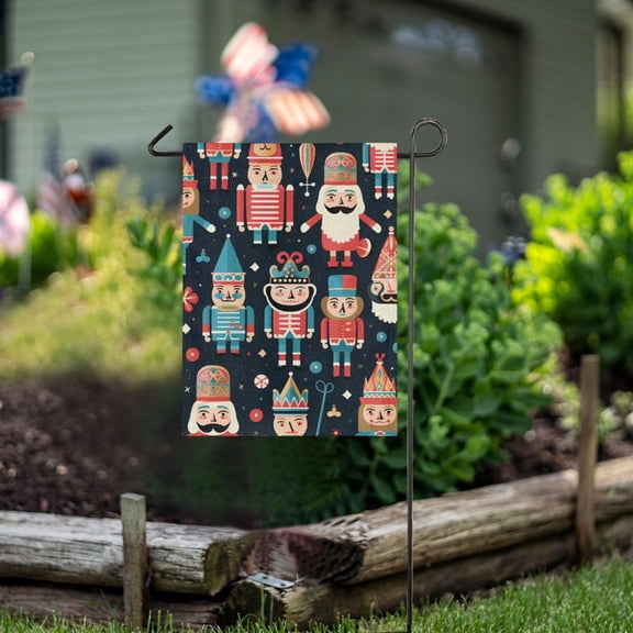 Ckdifva Villain Cartoon Garden Flag 12 x 18 Inch Vertical Double Sided for Yard Lawn Outdoor Outside