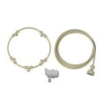 thumbnail image 1 of Ckraxd 16in Outdoor Misting Fan Spray Ring with 118in Hose - Cooling Patio Misting System, Water Spray Tube for Efficient Cooling & Humidification, 1 of 1