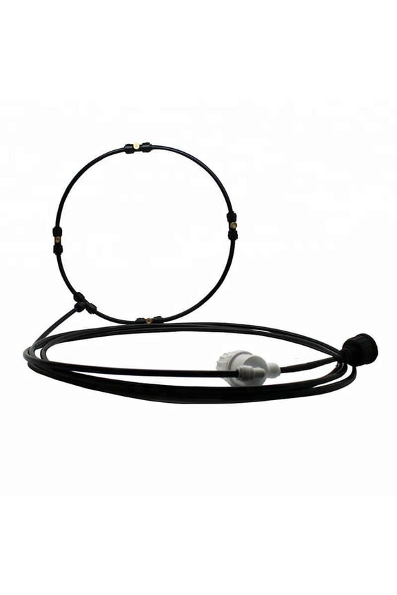 16in Outdoor Misting Fan Spray Ring with 118in Hose - Cooling Patio Misting System, Water Spray Tube for Efficient Cooling & Humidification