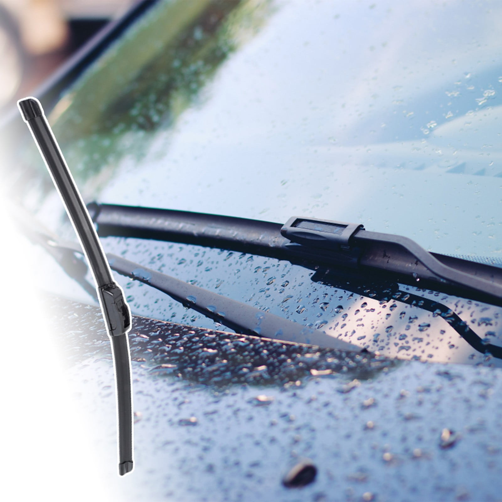 Ckraxd 2In1 Water Repellent Wiper Blades, 18Inch Windshield Wipers
