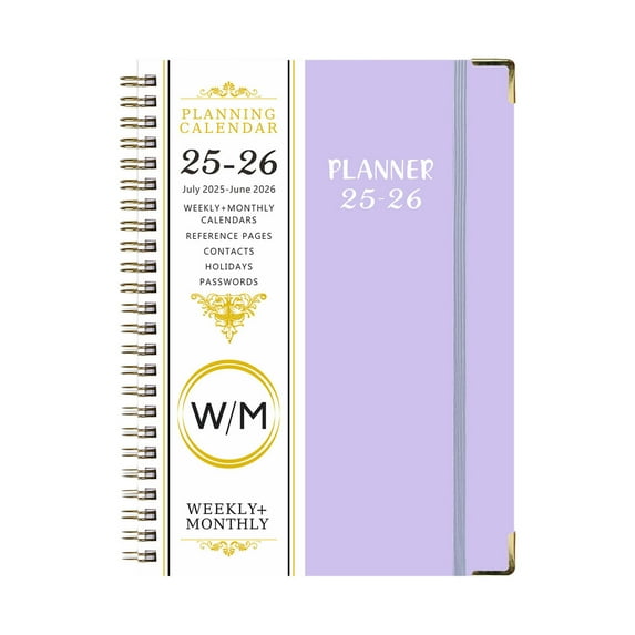 Ckraxd 2025-2026 A5 Planner Notebook with Dividers, Effortless Organization for Professionals, Monthly Calendar and Efficient Planning Tool