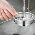 thumbnail image 1 of Ckraxd 304 Stainless Steel Sink Strainer Filter Screen | Portable Kitchen Drain Filter | Vegetable Washing Basin & Dishwashing Aid | Reusable and Easy to Clean, 1 of 4