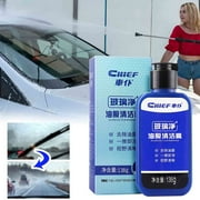 Ckraxd Advanced Nanotech Car Glass Cleaner & Protectant - Effective Oil Film Removal and Long-Lasting Shine, 138g