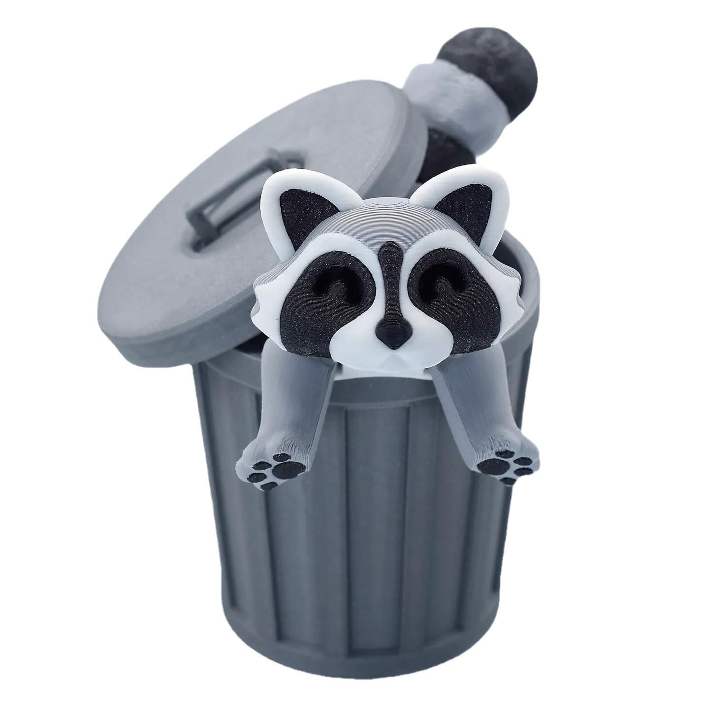 Ckraxd Articulated Raccoon Fidget Toy for Kids, Fun TrashPanda Garbage