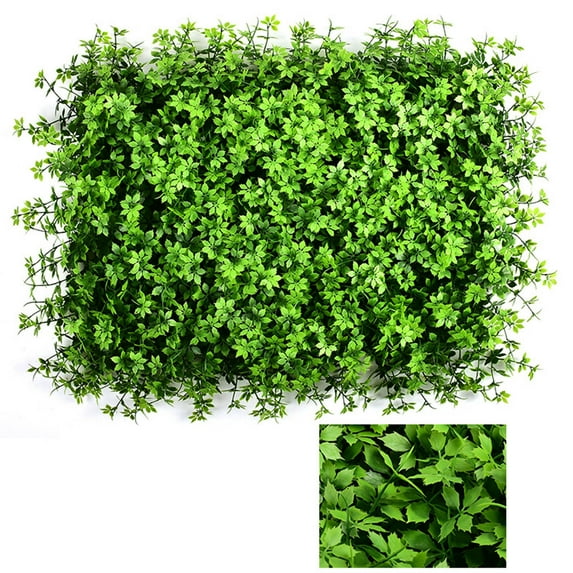 Ckraxd Artificial Green Plant Wall Decoration, Faux Grass Wall Hanging, Lifelike Plastic Lawn for Home Decor, Living Room Background 40x60cm