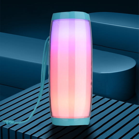 Ckraxd Bluetooth 50 Night Light Speaker with Panoramic LED, High-Fidelity Sound & Smart Voice Call, Up to 20 Hours Playback, USB Powered for Indoor and Outdoor Use