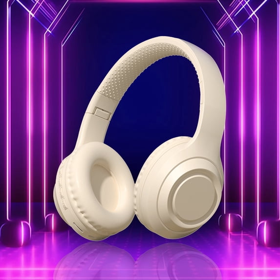 Ckraxd Bluetooth Headphones, Wireless Earbuds, Over Ear Bluetooth Wireless Headphones with Intelligent Noise Reduction and HiFi Stereo Foldable Headset