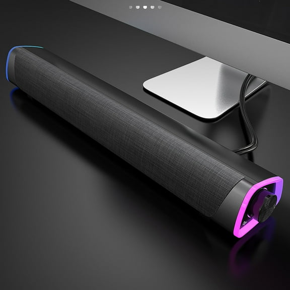 Ckraxd Bluetooth Speaker Computer Speaker Dual Speaker Subwoofer Compact Design 3D Surround Sound Ideal for Home Office Gaming