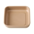 thumbnail image 1 of Ckraxd Brazilian Wood Imitation Ceramic Plastic Pallet - Thickened, Lightweight Decorative Tray for Fruits, Snacks & Tableware - Easy to Clean, Multi-functional Use, 1 of 2