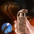 Ckraxd Crater Clear Light Soft Flame Wheel Lighter Adjustable Butane