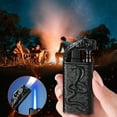 Ckraxd Crater Clear Light Soft Flame Wheel Lighter Adjustable Butane