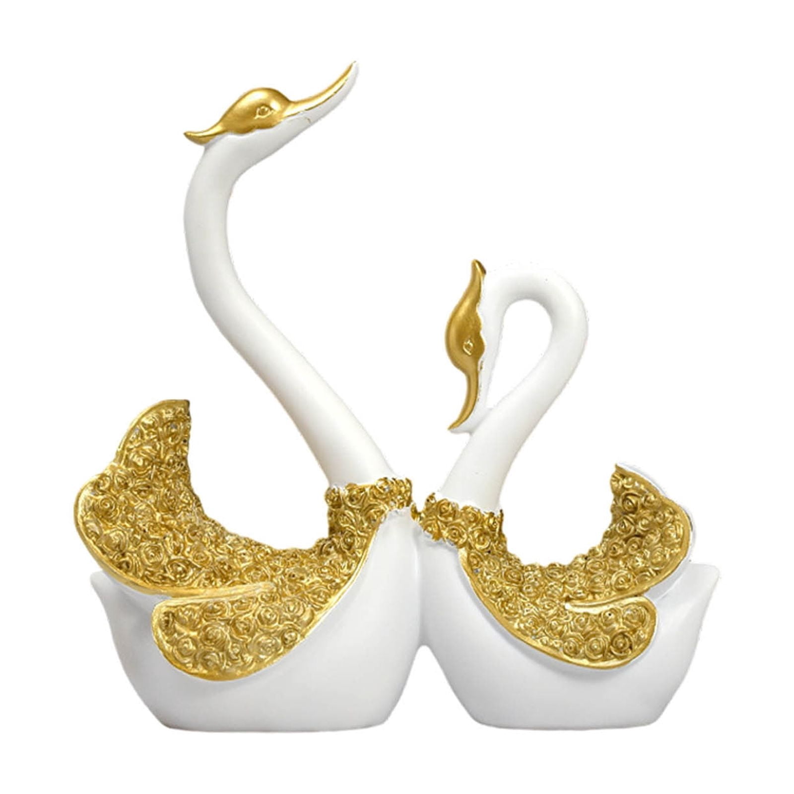 Figurine cygne en métal blanc Canard Showpiece figurine cadeau