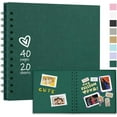 thumbnail image 1 of Ckraxd DIY Loose Leaf Photo Album with Customizable Cover and Thick Paper Pages - Perfect for Wedding, Baby, and Travel Scrapbooking, 1 of 1