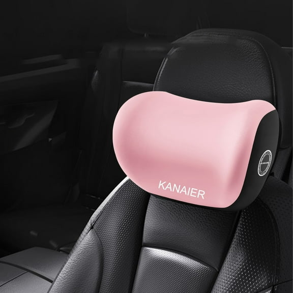 Ckraxd Ergonomic Memory Foam Car Neck Pillow for Comfortable Driving, Easy-to-Install Headrest Support for Pain Relief
