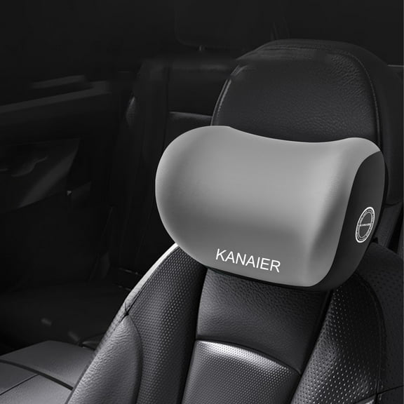 Ckraxd Ergonomic Memory Foam Car Neck Pillow for Comfortable Driving, Easy-to-Install Headrest Support for Pain Relief