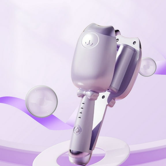 Ckraxd Fast Heating Ceramic Curling Wand for All Hair Types - No Damage, Customizable Curls, Ideal Gift with Adjustable Temperature & Negative Hydronium Technology