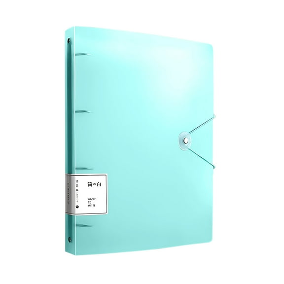 Ckraxd Four Hole A4 Punching Binder for Easy Document Access, Stable and Convenient 4-Hole Folder Storage in Multiple Colors, Multipurpose A4 Paper Punched Data Book Organizer