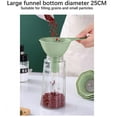 thumbnail image 1 of Ckraxd Four In One Multifunctional Funnel Set - Plastic, Oil Leakage, Filter, Detachable Mesh, Easy Clean, Food Grade, Kitchen Use, 1 of 5