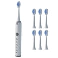 thumbnail image 1 of Ckraxd Fully Automatic Electric Toothbrush Set Soft Bristle Rechargeable Whitening Oral Care 6 Brush Heads for Effective Cleaning and Gum Health, 1 of 2