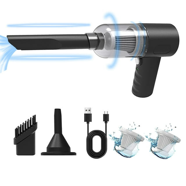 Ckraxd Handheld Car Vacuum Cordless, Portable Car Vacuum Cleaner with