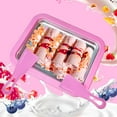 thumbnail image 1 of Ckraxd Homemade Ice Cream Maker Instant Ice Cream Machine Stainless Steel Stir-Fry Ice Cream Tool Complete Kit for Delicious Desserts, 1 of 2