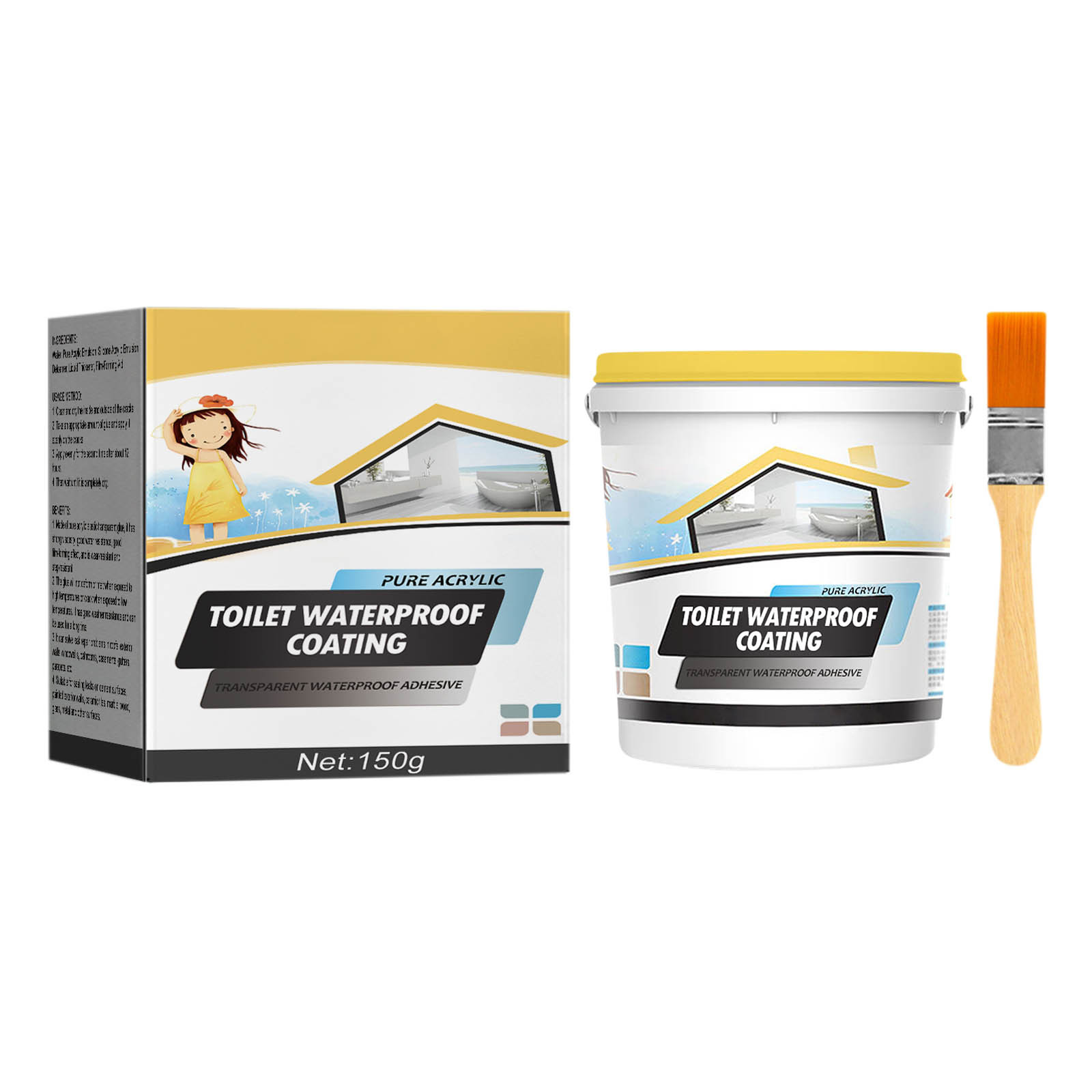 Ckraxd Household Agent Sealant, Toilet, Kitchen, External Wall