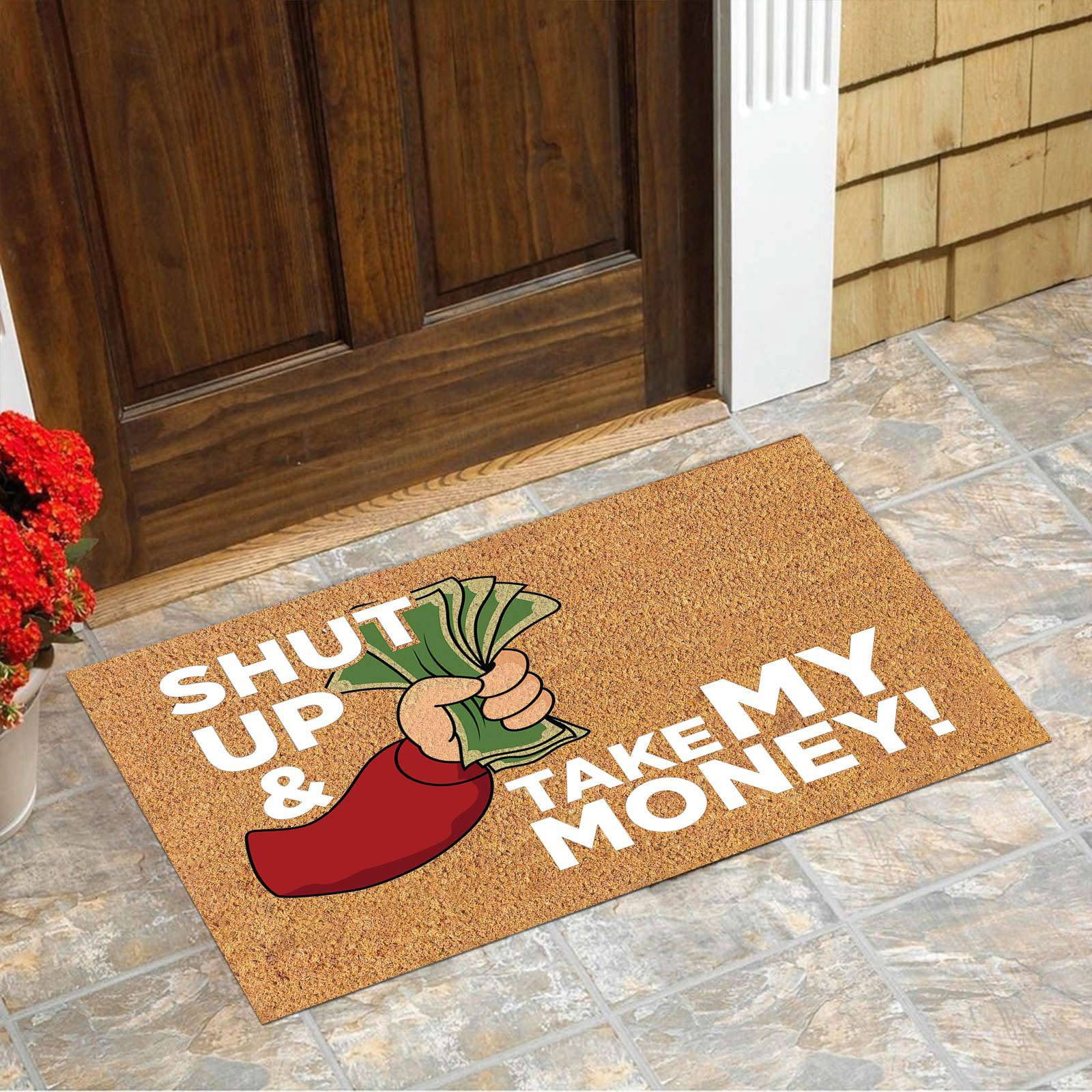 Ckraxd Money Component Entrance Mat at The Entrance Floor