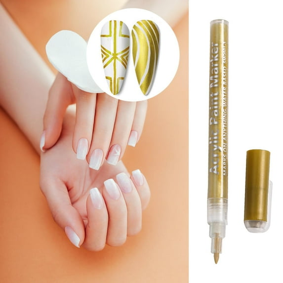 Ckraxd Nail Art Graffiti Pen Acrylic Marker Colorful Watercolor DIY Design for Hand Painting and Creative Nail Decoration 5ml