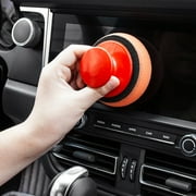 Ckraxd Orange High-Density Car Wash Sponge - Soft and Absorbent for Auto Exterior and Interior Cleaning, Safe for Paint, Ideal for Car Maintenance