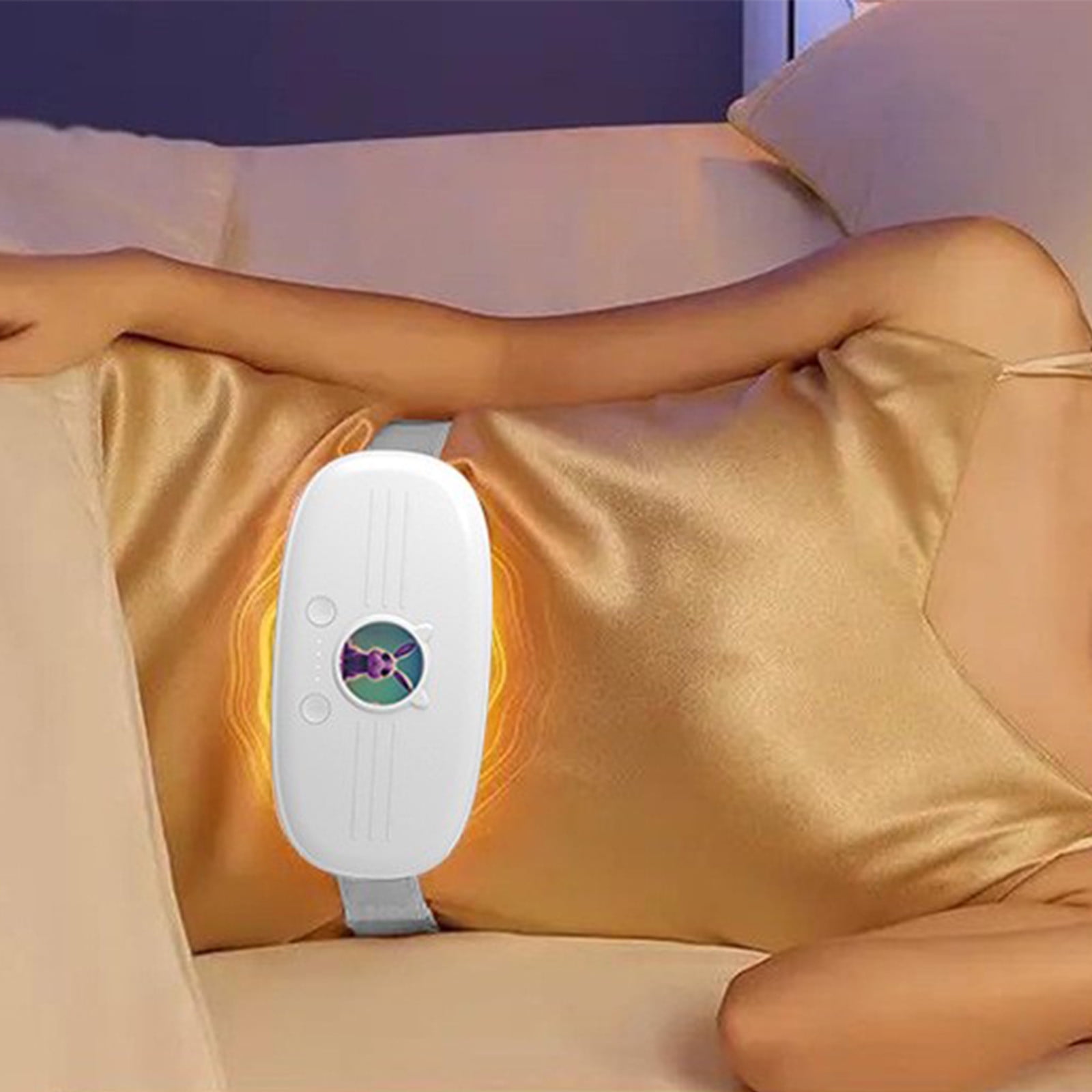 Ckraxd Portable Heating Pad for Lumbar, Abdominal and Back Pain with 3