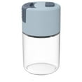 thumbnail image 1 of Ckraxd Quantitative Seasoning Shaker 0.5g Press Type Glass Dispenser Ergonomic Design for Spices Pepper Salt Sugar Kitchen Use, 1 of 1