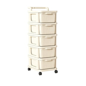 Ckraxd Rolling Storage Carts With Drawers, Mobile Organizer Carts, Draw Slid Cabinet, Configurable Storage For Closet