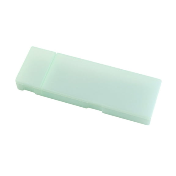 Ckraxd Semi-Transparent Multifunctional Plastic Stationery Box with Matte Texture for Students and Cosmetic Storage