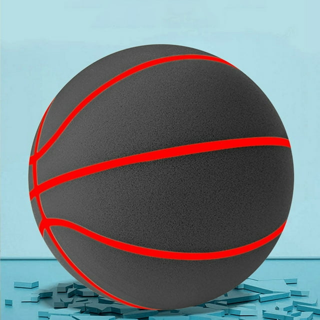 Ckraxd Silent Basketball Indoor Training Ball Kindergarten Sponge Ball