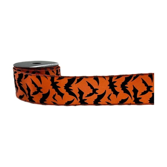 Ckraxd Spiderweb Pumpkin Bats Plaid Ribbon, Halloween Decorative Ribbon for Gift Wrapping, Holiday Party Supplies, Floral Arrangements, and DIY Crafts