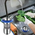 thumbnail image 1 of Ckraxd Stainless Steel Drain Odor Prevention Plug - Thickened Core Hair Catcher for Sinks & Tubs - Anti-Clog Ring with Rubber Seals - Fits 1.02"-1.2" Openings, 1 of 9