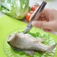 thumbnail image 1 of Ckraxd Stainless Steel Fish Bone Tweezers, Fish Bone Remover Tool, Kitchen Tweezer for Easy Fish Deboning, Perfect for Home Cooking & Sushi Making, 12cm, 1 of 9