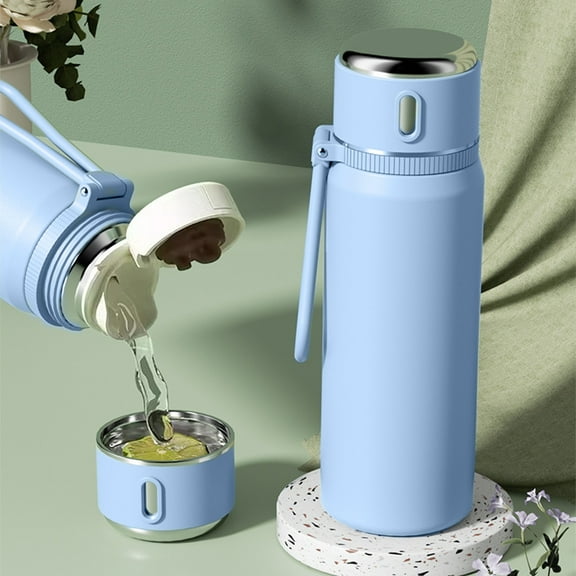 Ckraxd Stainless Steel Insulated Water Bottle | Food Grade Thermos Cup | Leak Proof Travel Mug | Portable Hot & Cold Drink Container