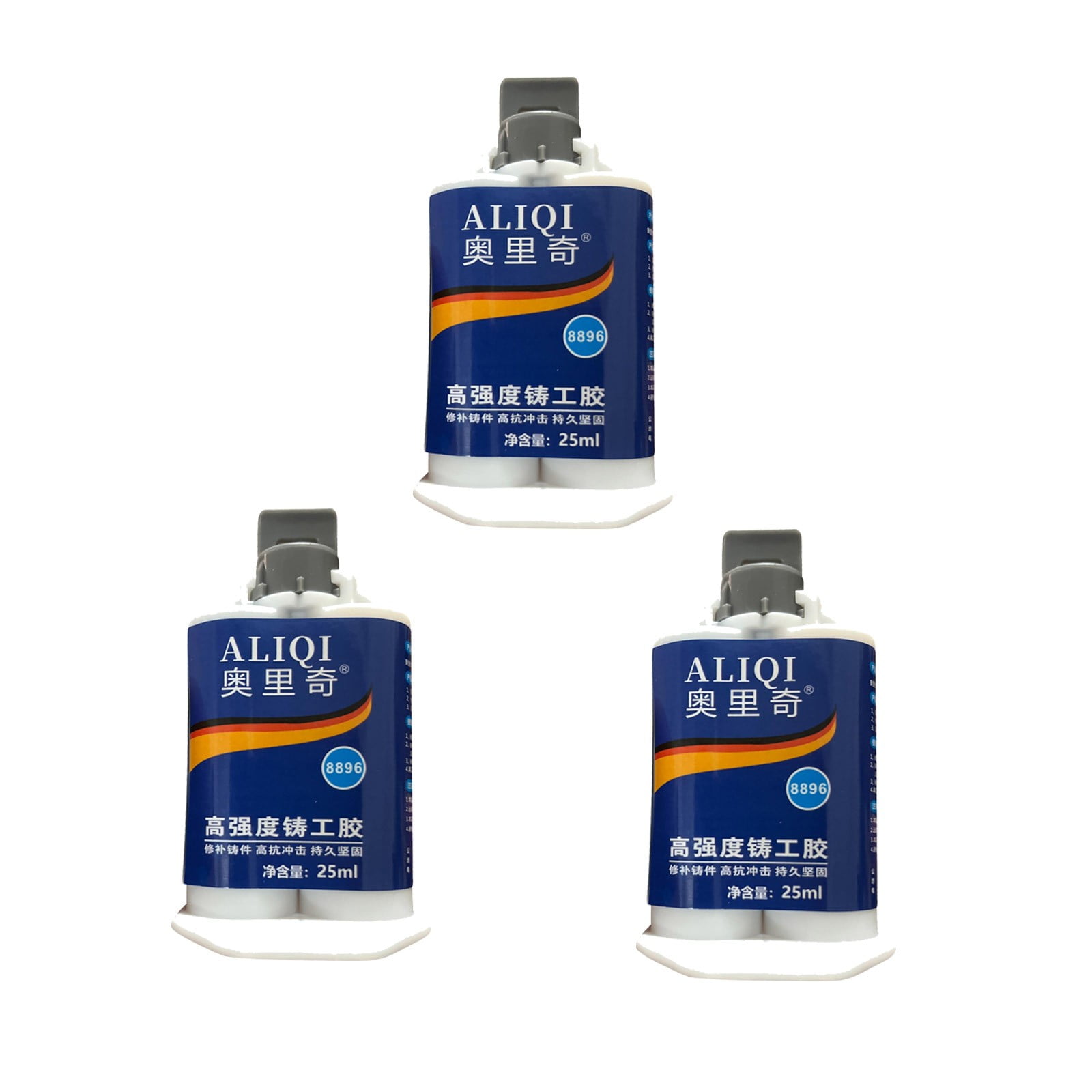 Ckraxd Strong Metal Repair Glue, 25ml x 3 Pack, Welding Alternative for