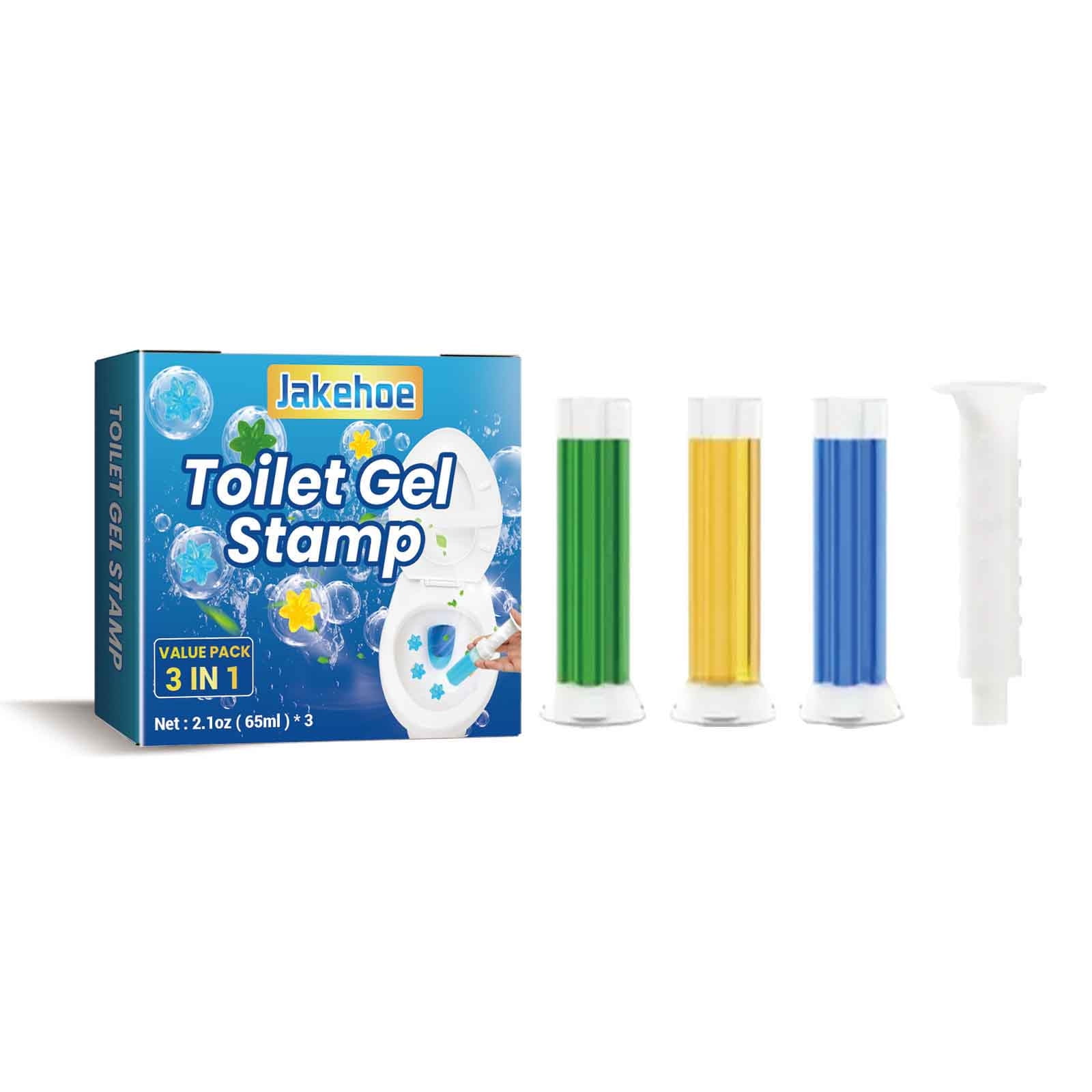 Ckraxd Toilet Gel Printing Cleaner Toilet Freshener Kit Contains 3
