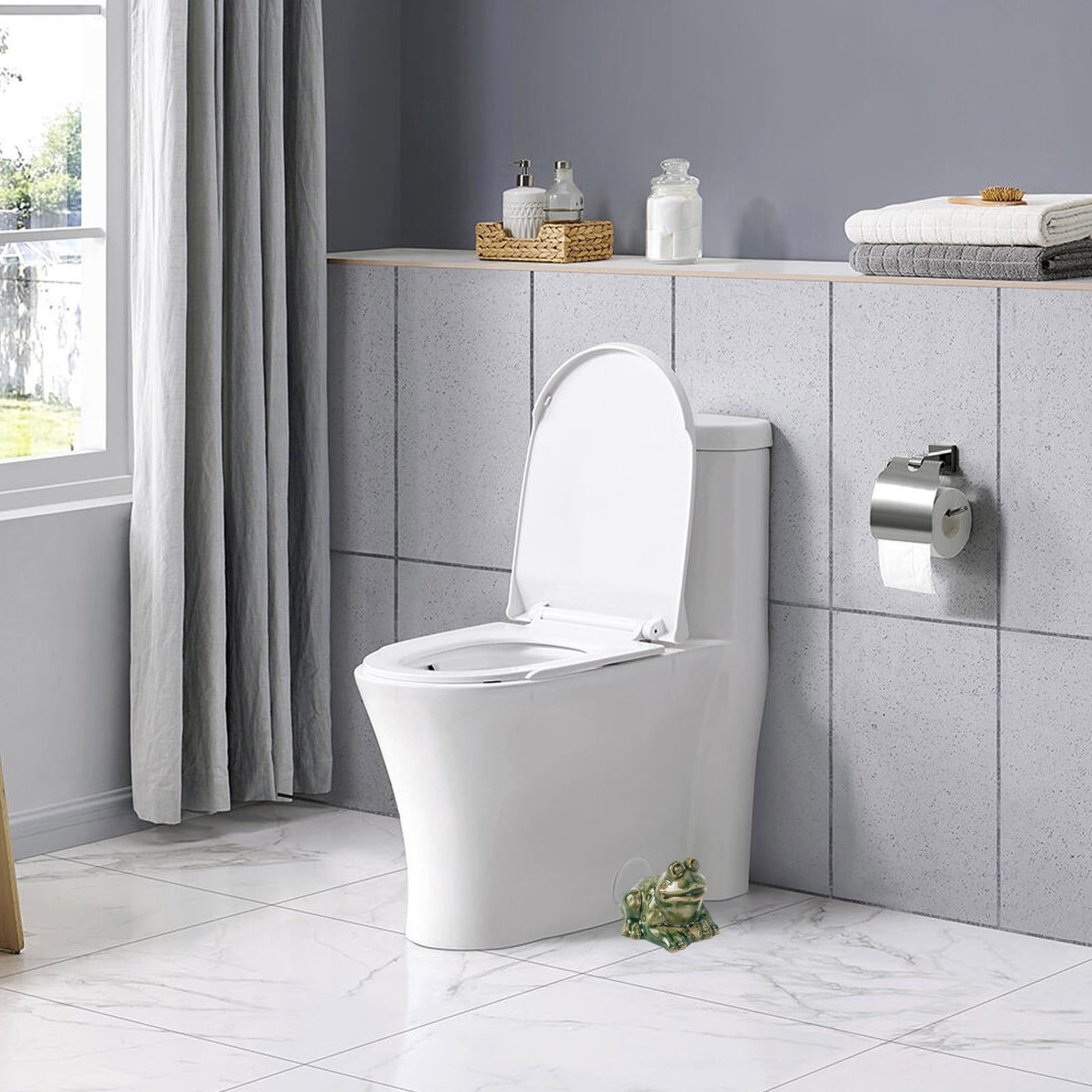 Ckraxd Toilet Screw Caps Decorative Toilet Screw Covers Ceramic Cute