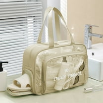 Ckraxd Waterproof Beach Bag Dry Wet Separation Fitness Sports Cosmetic Storage Swimming Goggles Swimming Suit Bag